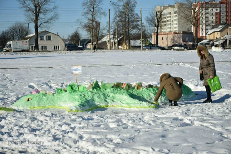 "Желтый снег". В Гомеле прошел фестиваль снега