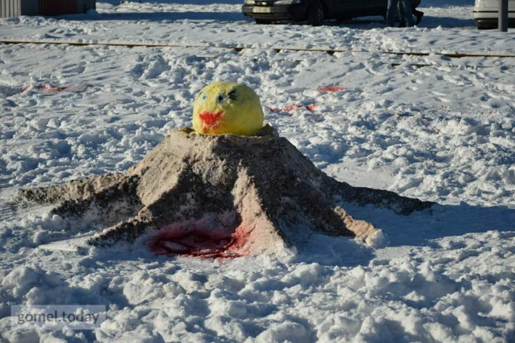 "Желтый снег". В Гомеле прошел фестиваль снега