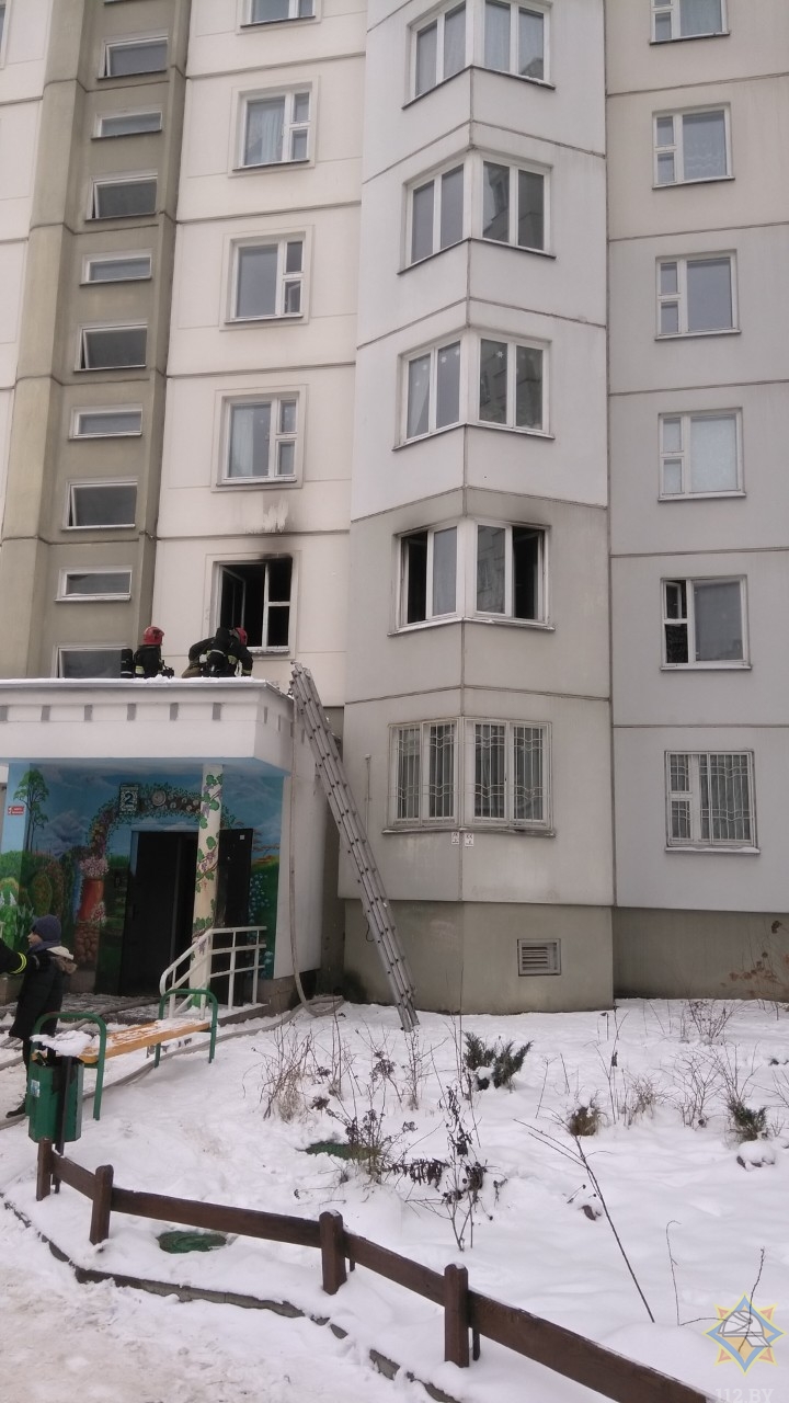 Детская неосторожность привела к серьезному пожару в Минске