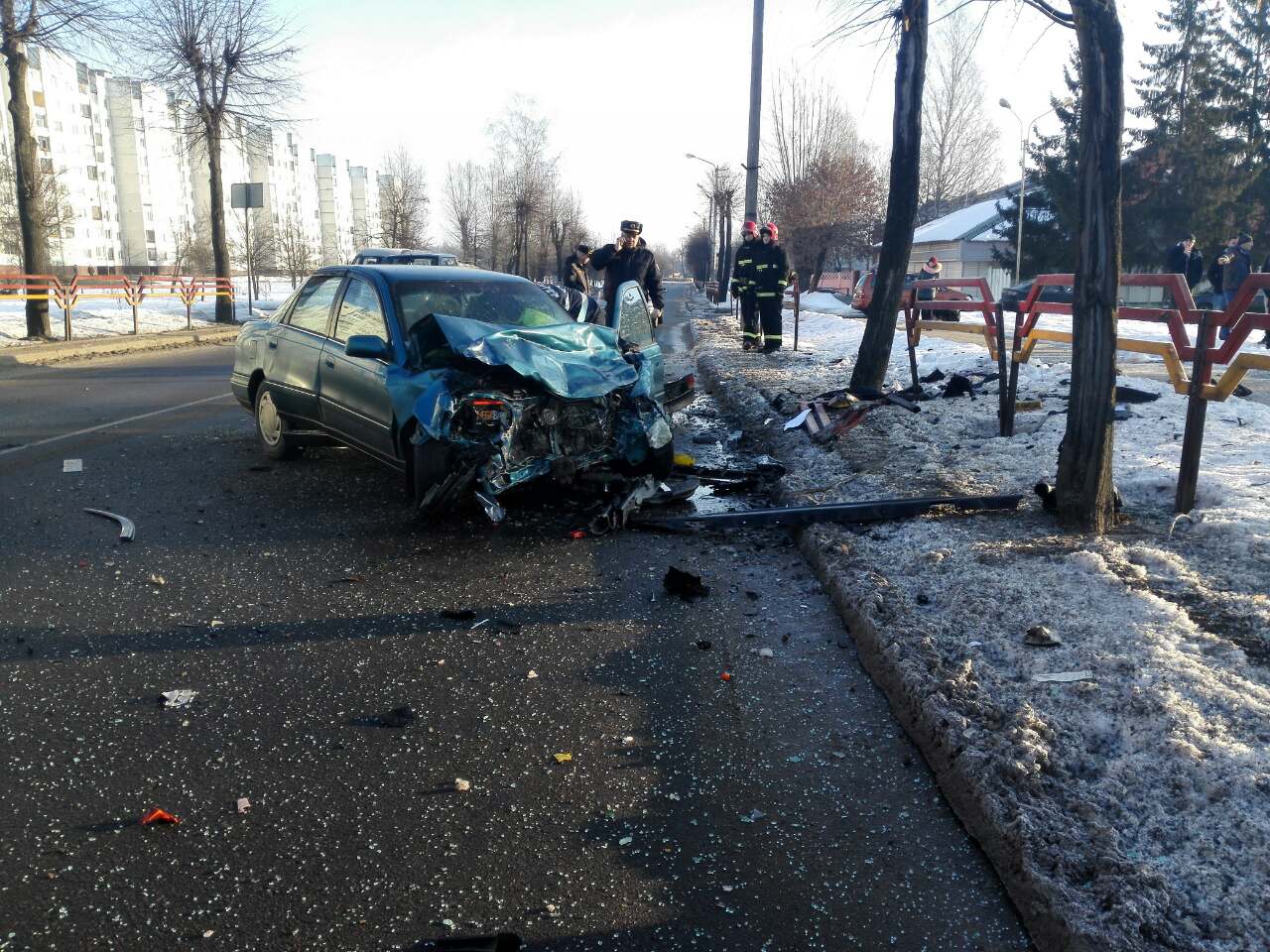 Лобовое столкновение с BMW произошло в Бобруйске