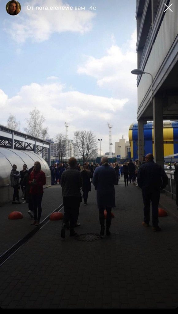 В Минске эвакуировали ТЦ «Галилео» и «Замок»