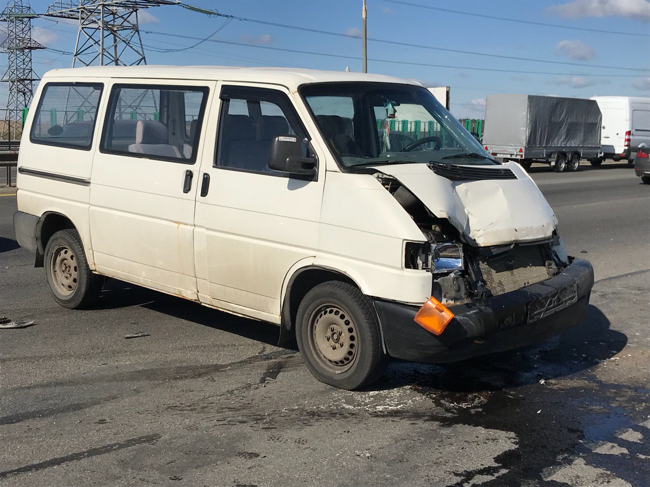 На МКАД серьезное ДТП: движение затруднено