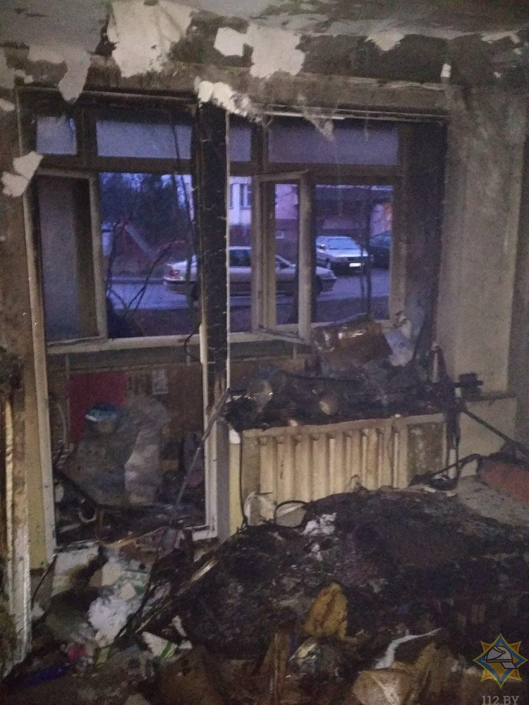 11 человек эвакуировано на пожаре в Гродно