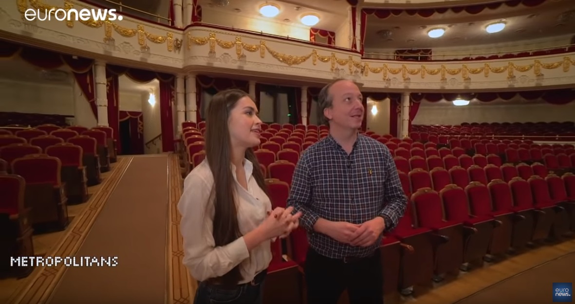 Домрачева и Василевич отвели Euronews на площадь Свободы и в Большой театр