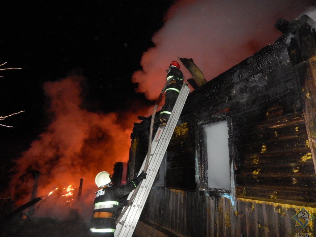 В Ушачском районе на пожаре погибла пенсионерка