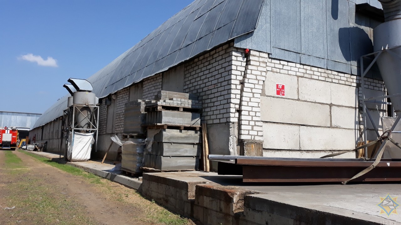 В Смолевичском районе горел склад семян