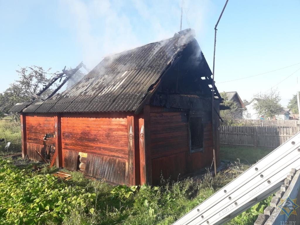 Женщина погибла на пожаре в Петриковском районе