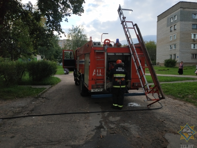 МЧС спасло женщину-инвалида на пожаре в Новополоцке
