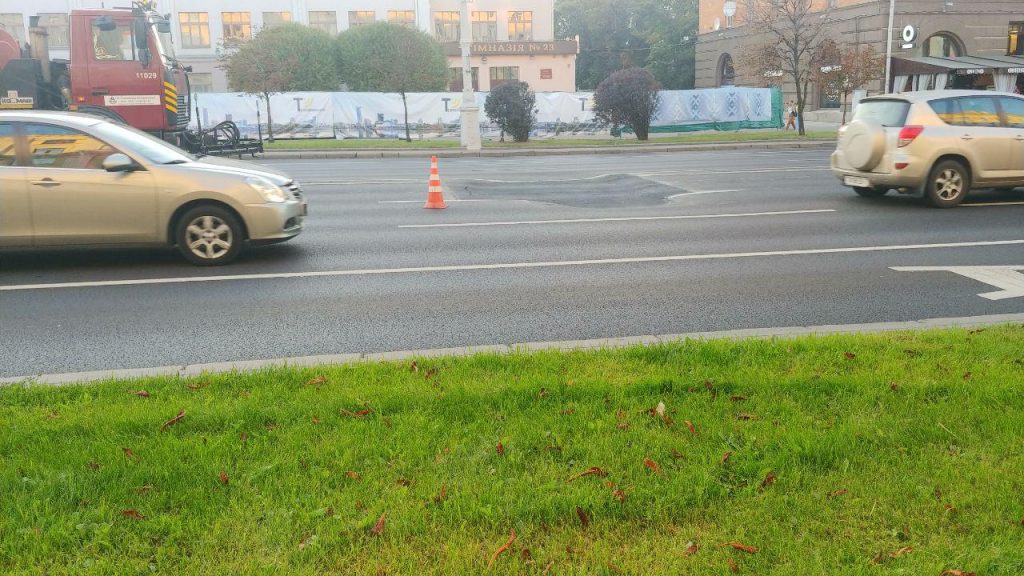 В центре Минска пробки, проспект Независимости еще перекрыт