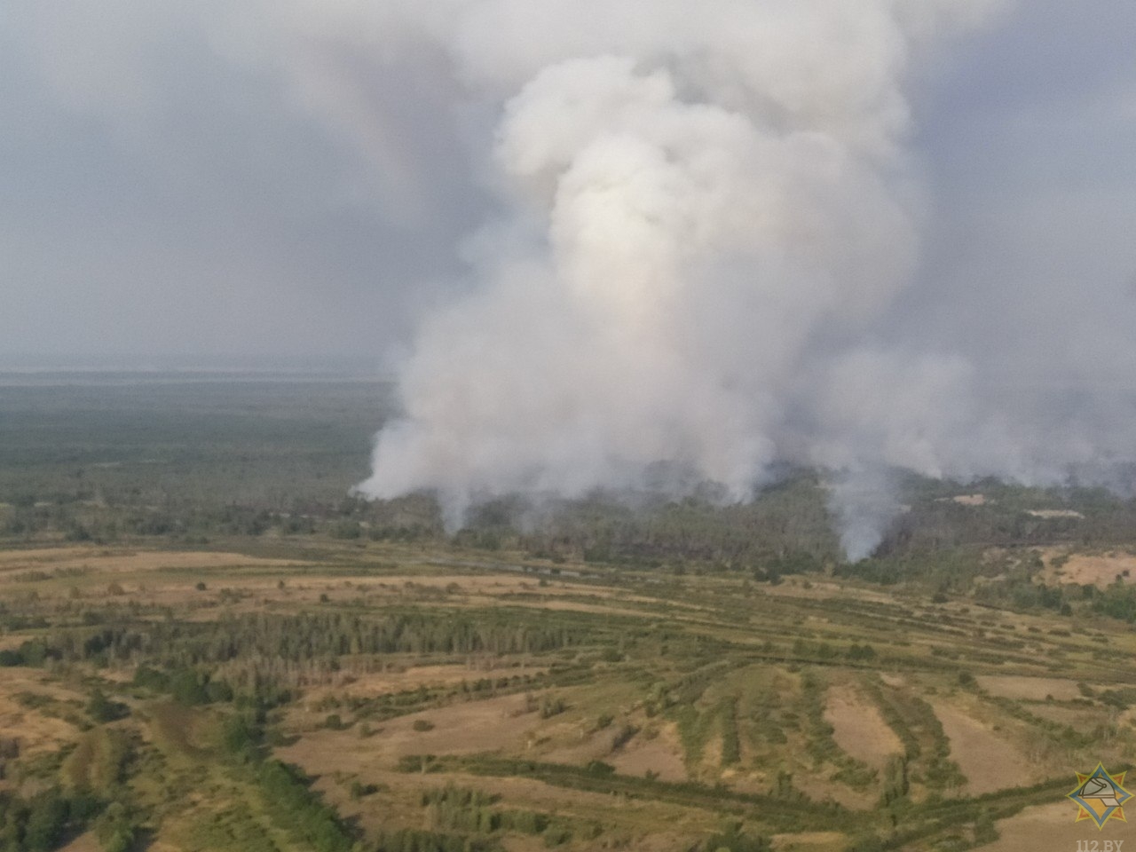 Лесной пожар в Столинском районе локализован