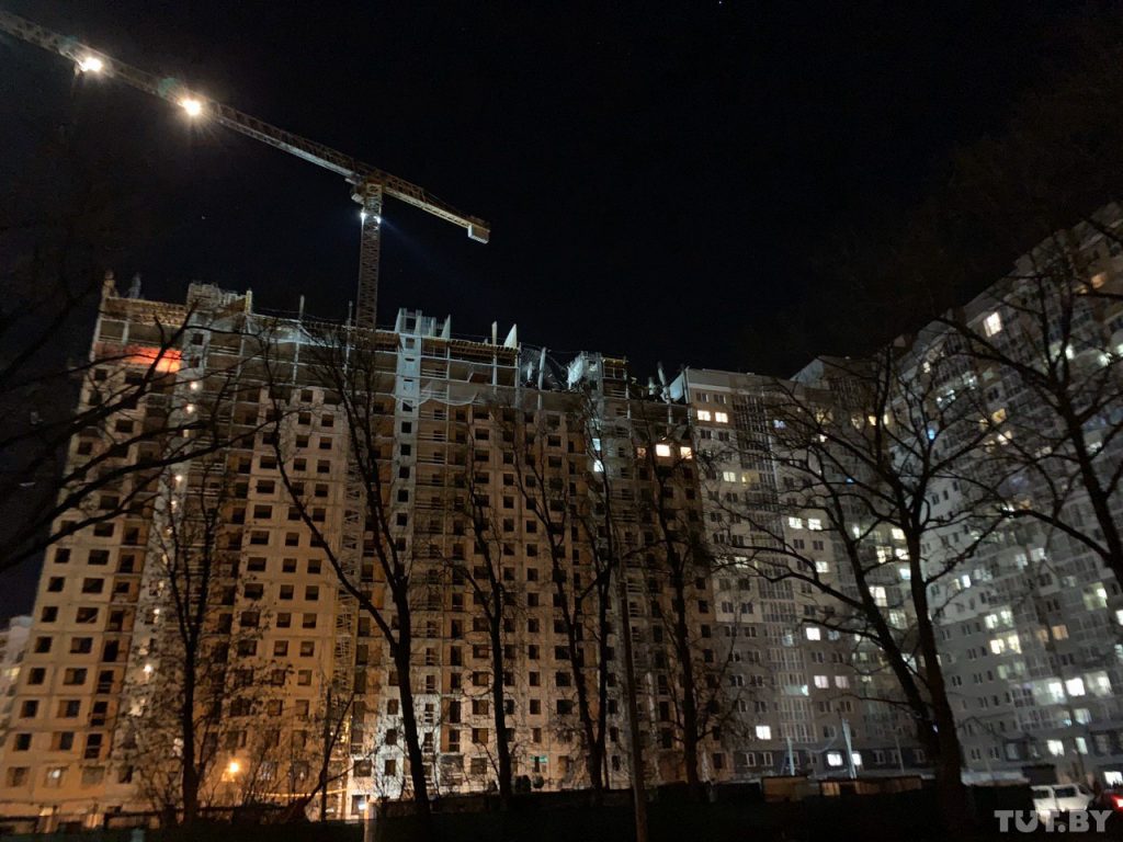 В Минске обвалились перекрытия строящегося дома