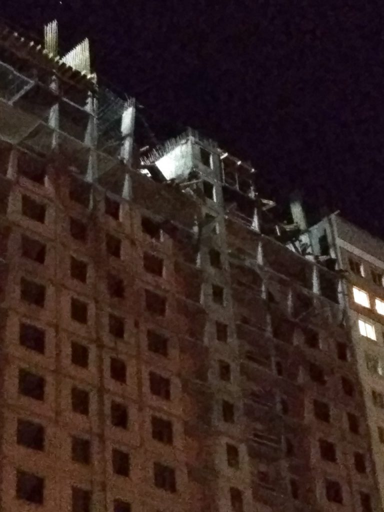 В Минске обвалились перекрытия строящегося дома