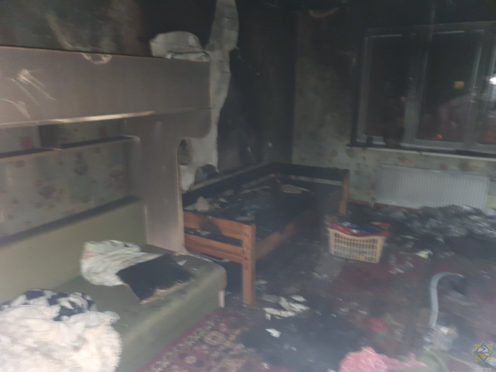 Трех детей и трех взрослых спасли на пожаре в Боровлянах
