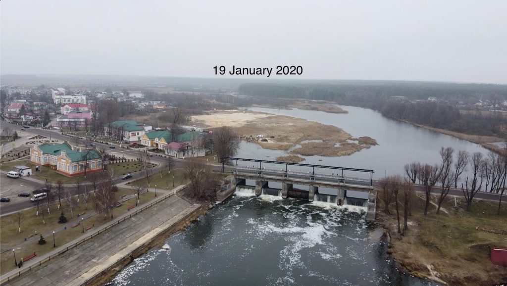 В Добруше прорвало дамбу на реке Ипуть