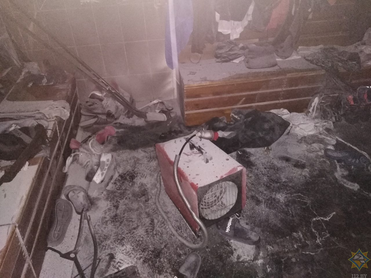 В Бресте случился пожар в Ледовом дворце