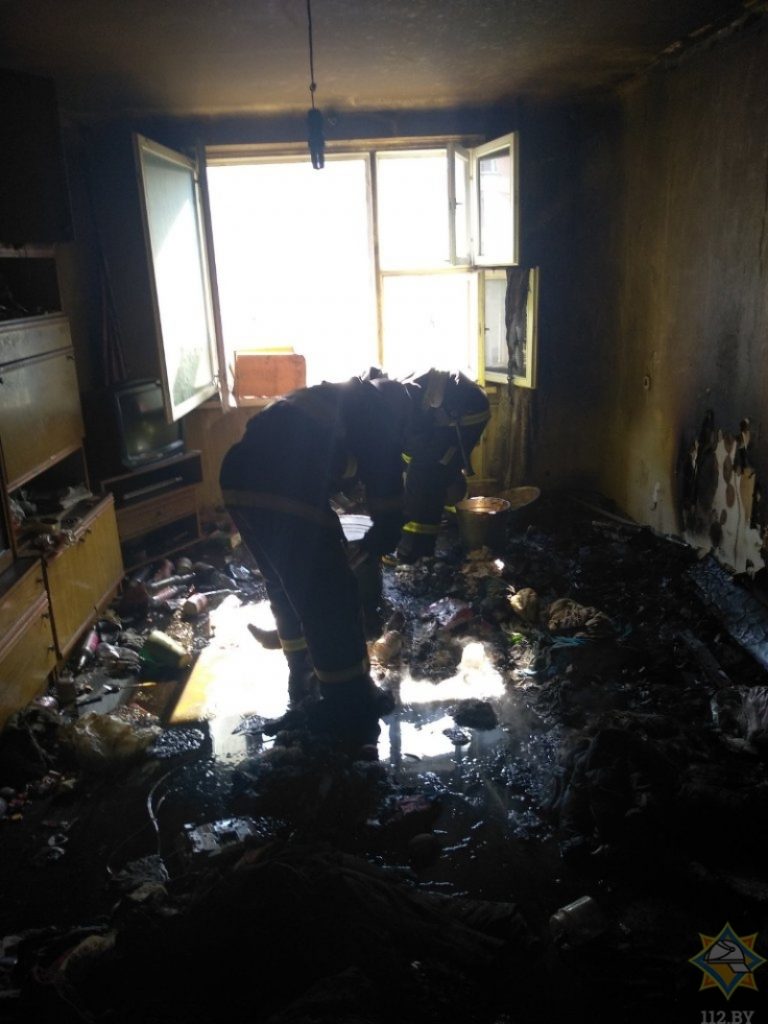 В Минске на пожаре погибла женщина