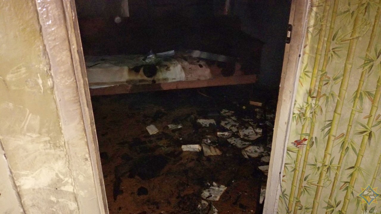 В Минске при пожаре в пятиэтажке спасены три человека