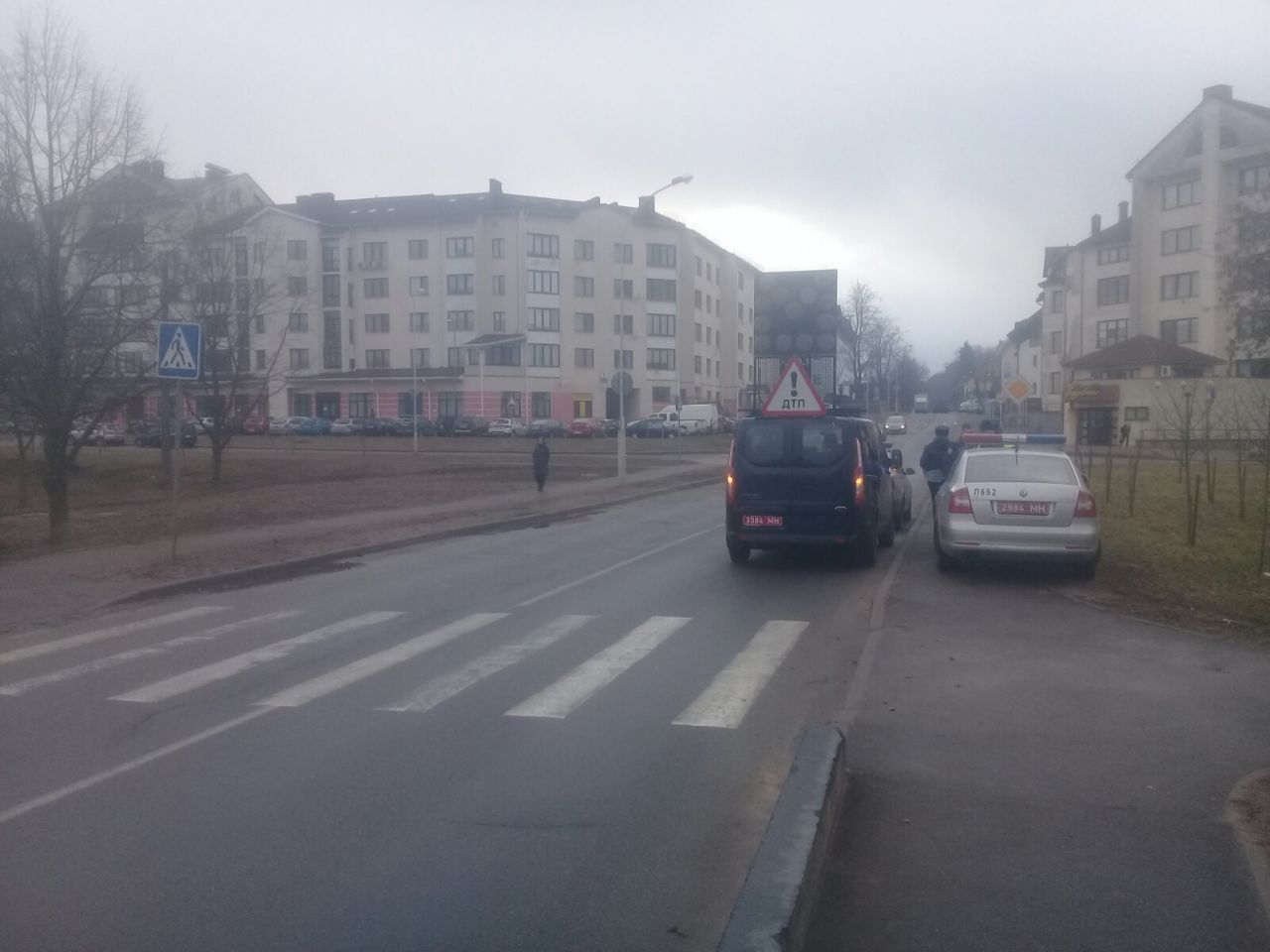 Land Rover сбил мальчика на переходе в Минске
