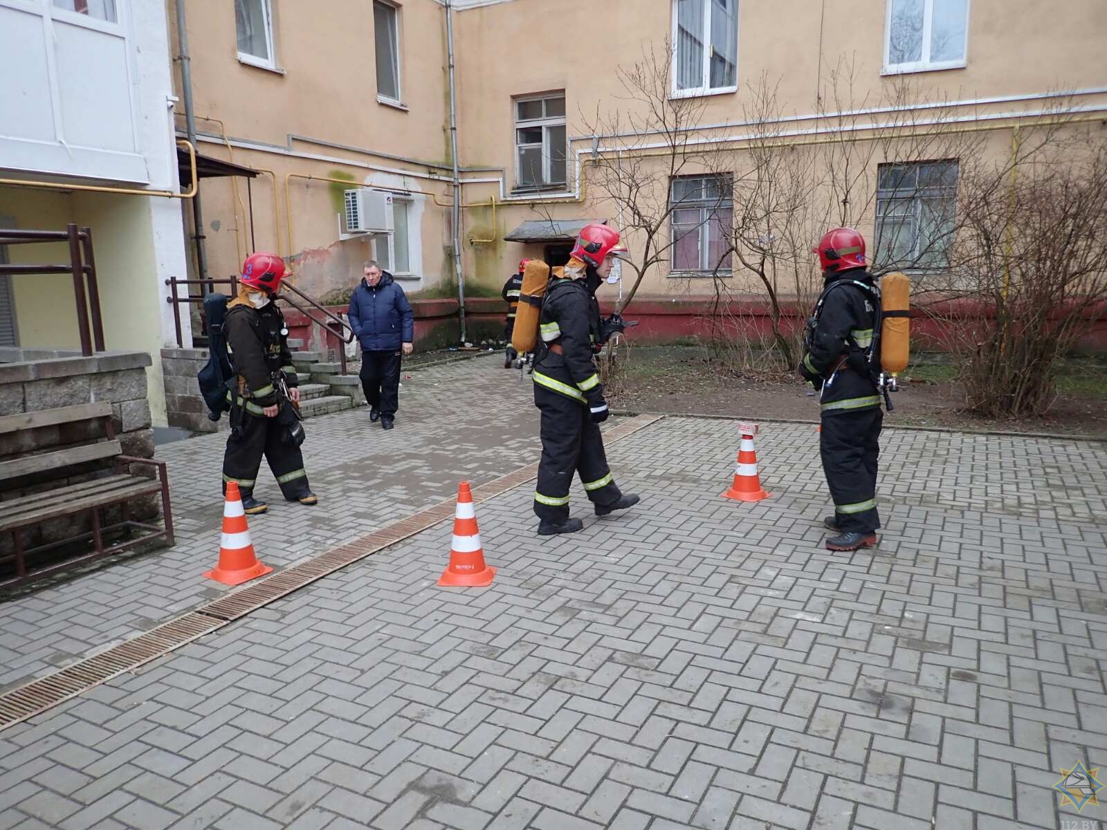 В Витебске 18 человек эвакуировали из-за вещества коричневого цвета