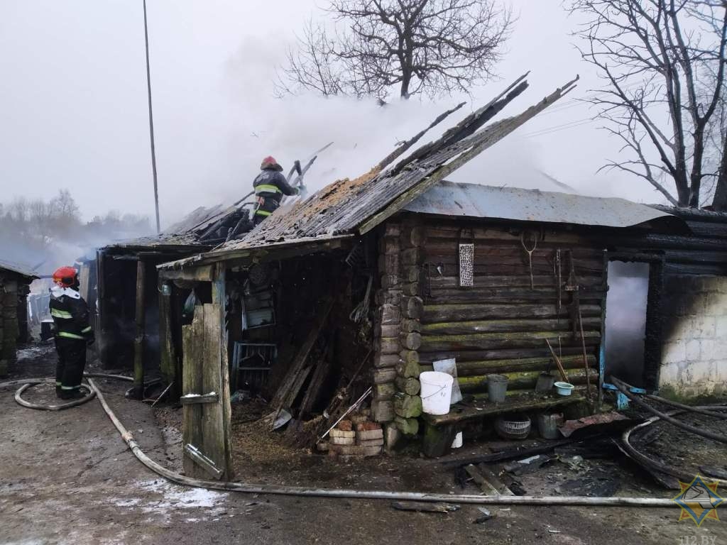Пожар унес жизнь женщины в Сенненском районе