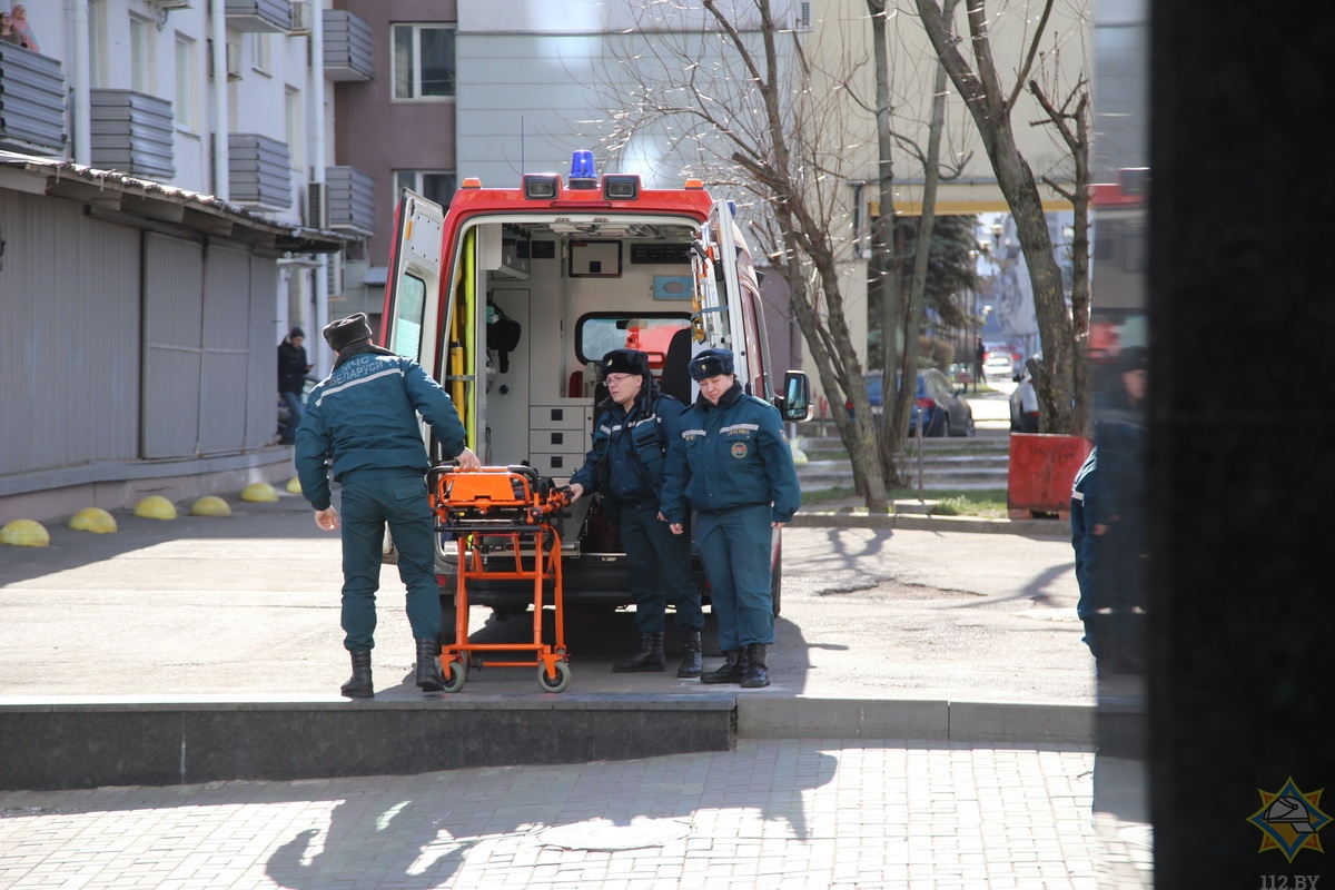 МЧС провело учения в бизнес-центре «Роял Плаза»