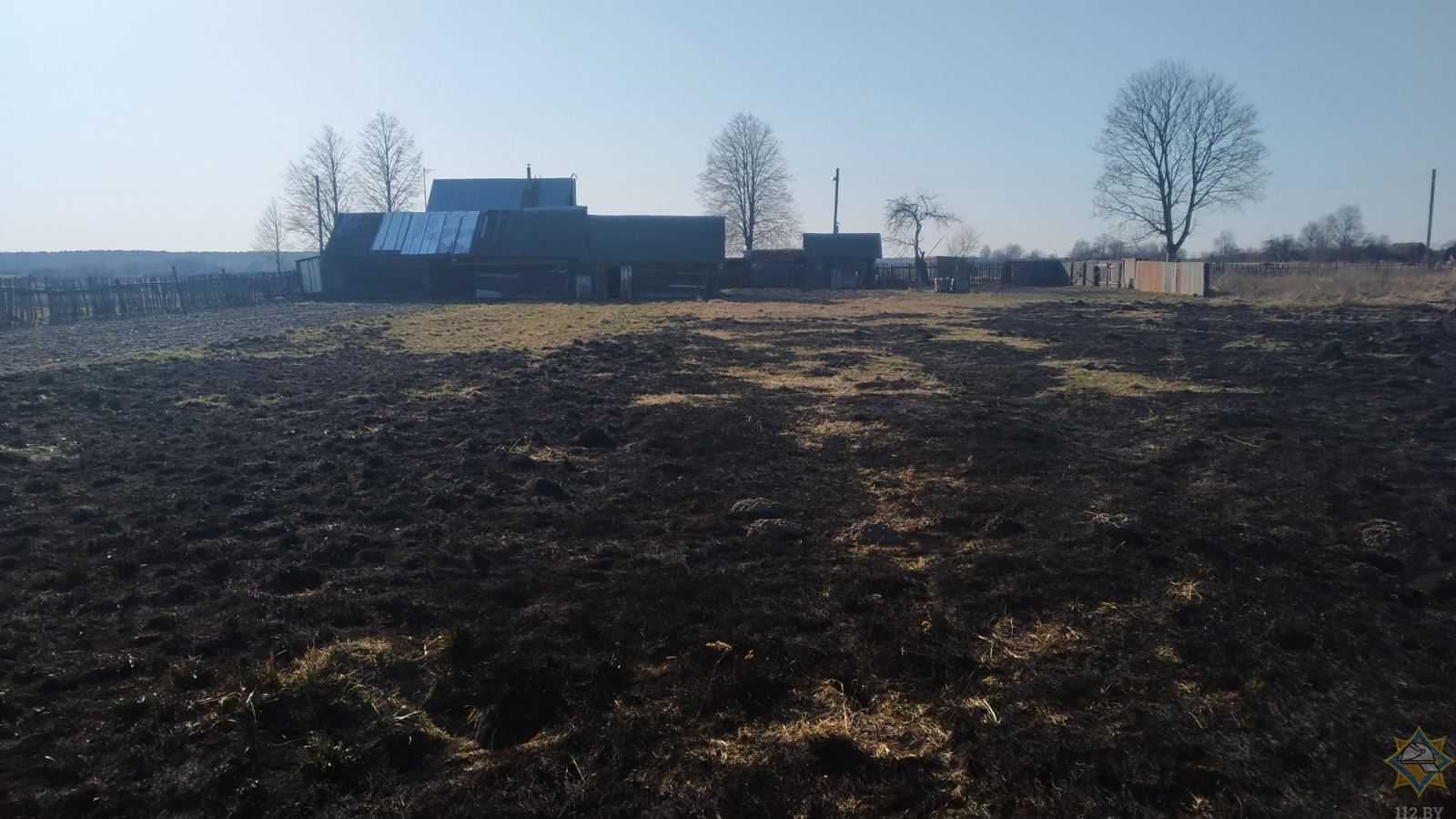 Два человека пострадали из-за пожаров травы в Могилевской области