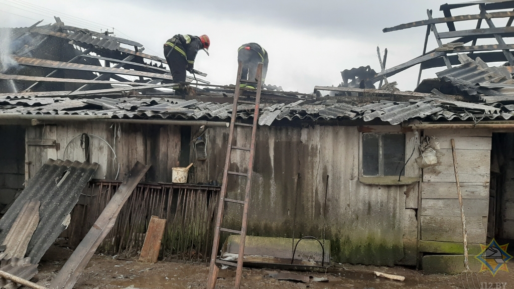 Поросята сгорели на пожаре в Горецком районе