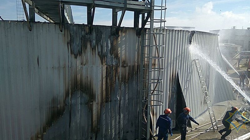 Аэротенк горел в Березовском районе