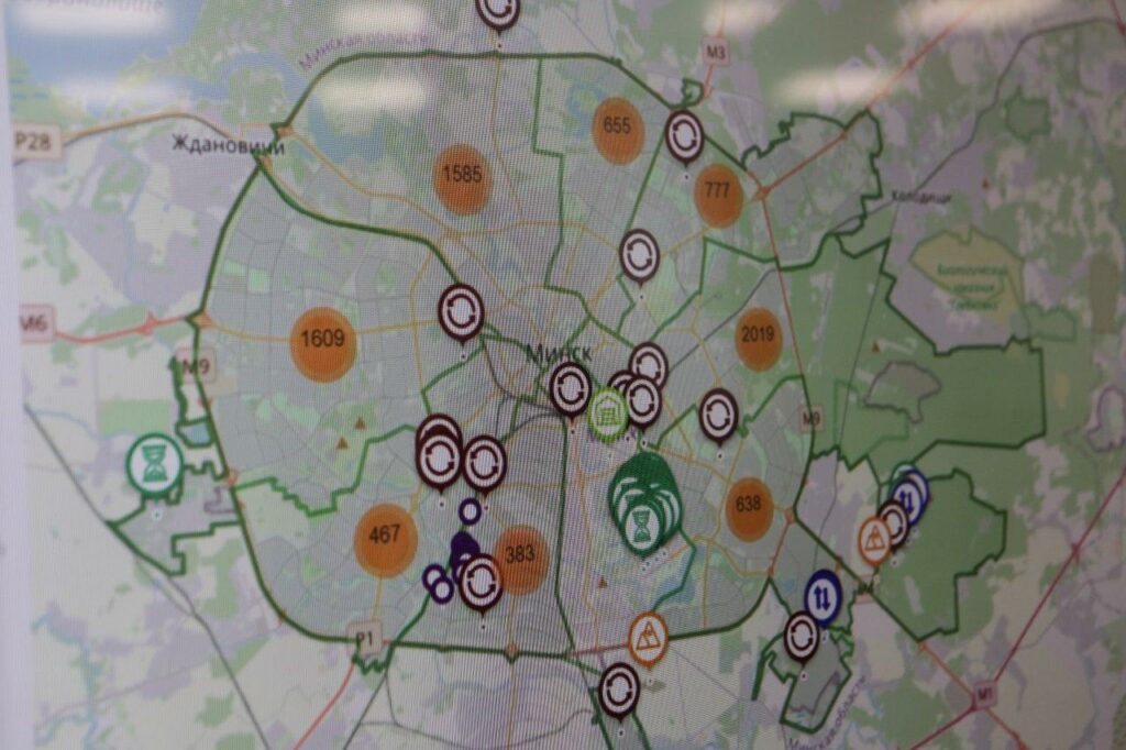 В Минске создали интерактивную карту мест сбора мусора