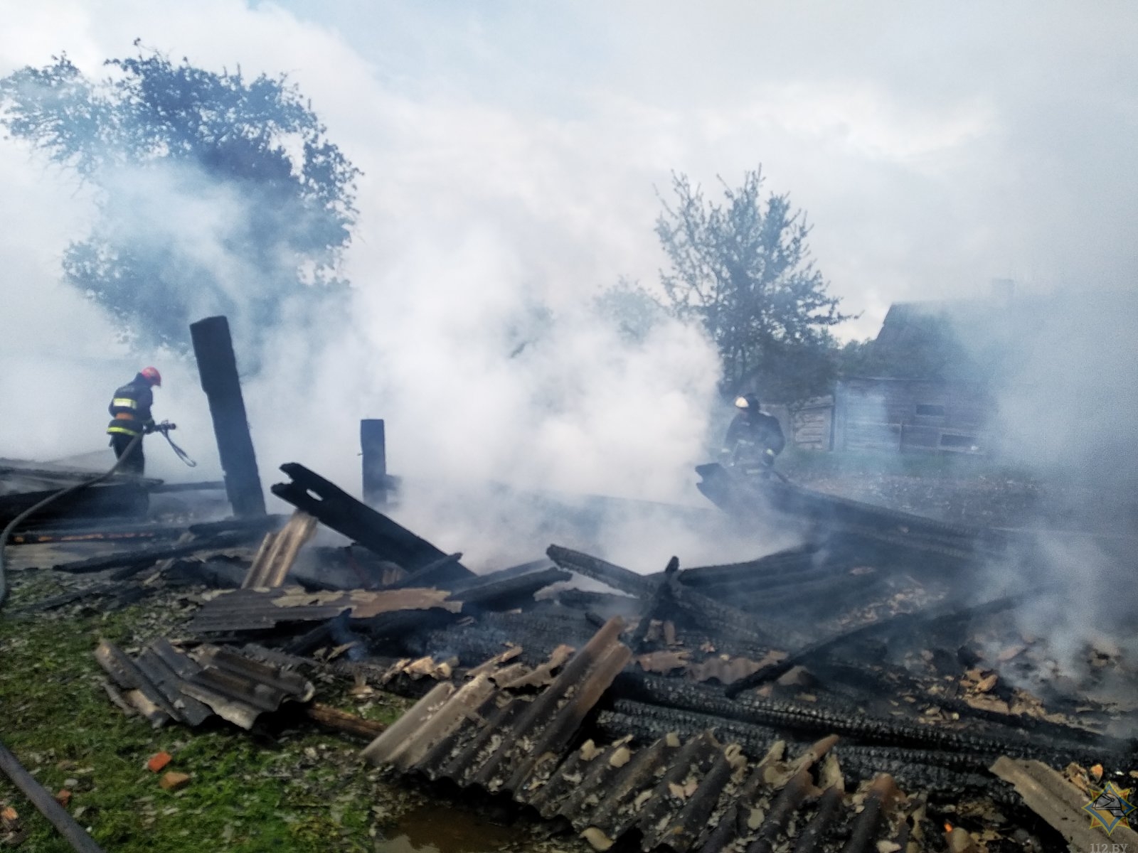 Лесник спас детей на пожаре в Лельчицком районе
