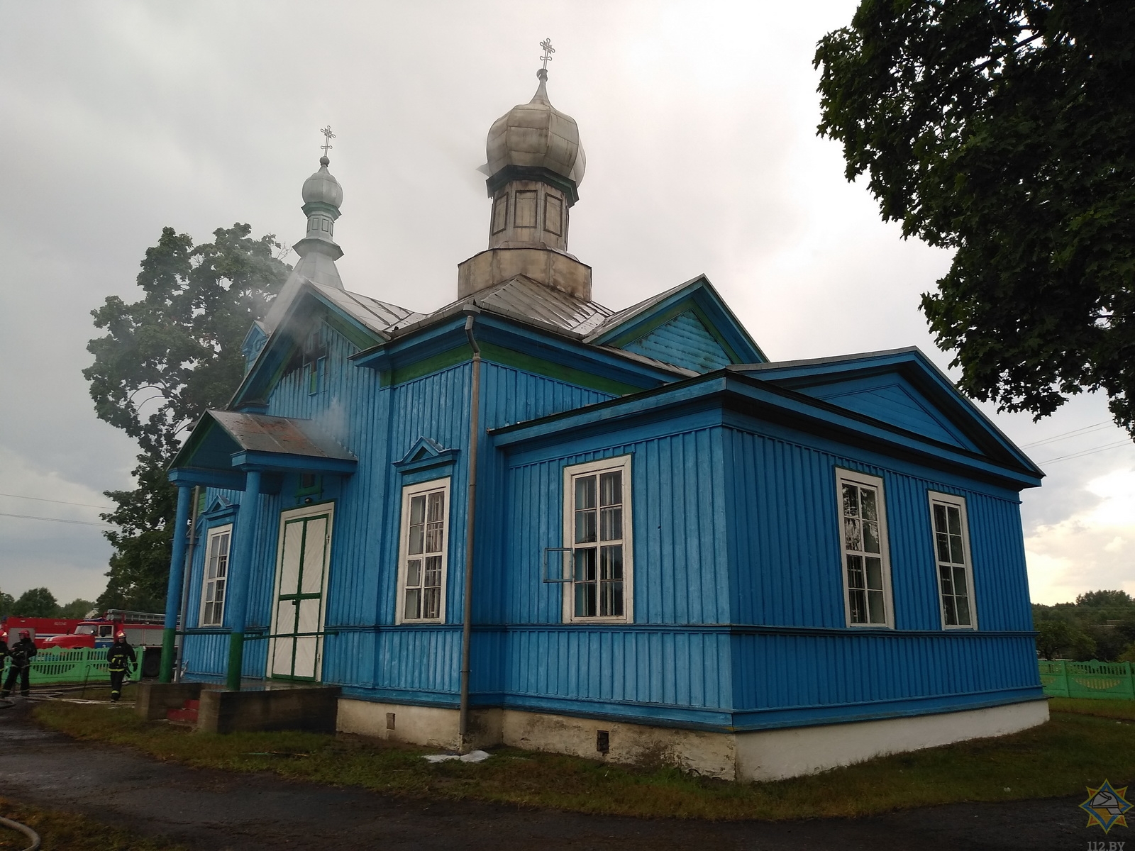 Церковь XIX века горела в Кобринском районе