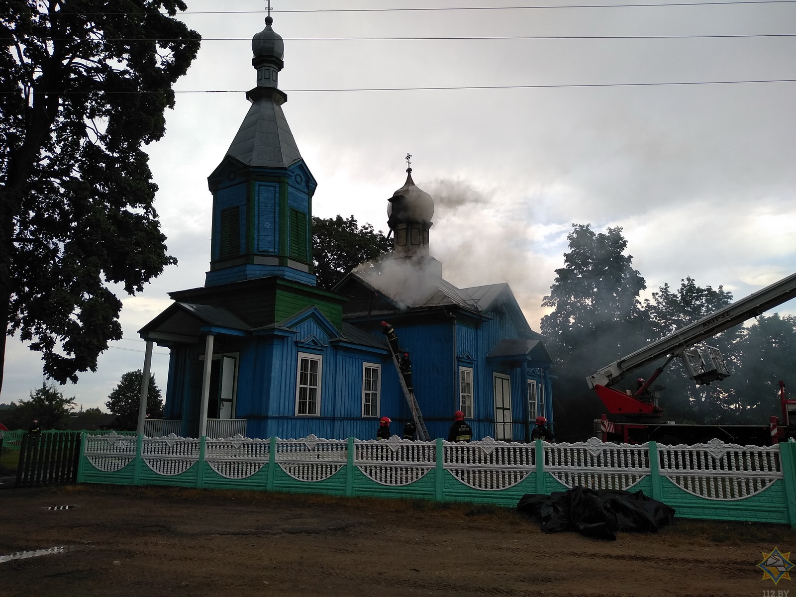Церковь XIX века горела в Кобринском районе