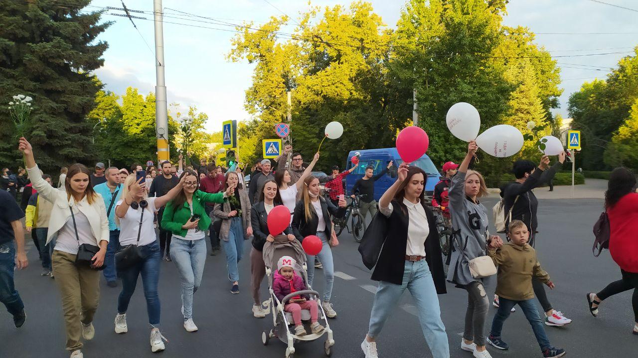 В Беларуси к вечеру начались новые акции протеста