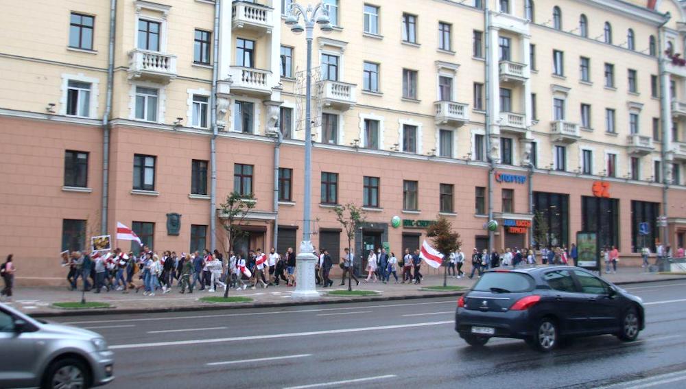 В Минске прошла многосоттысячная акция протеста