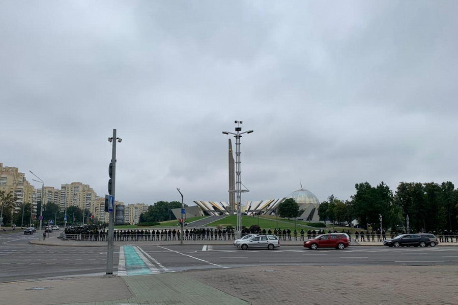 В Минске прошла многосоттысячная акция протеста