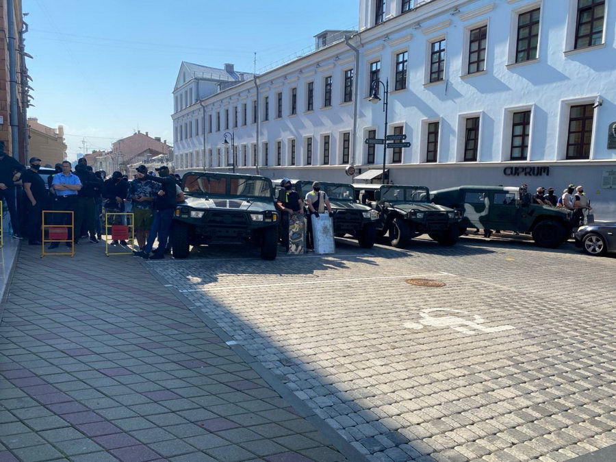 В Минске прошла очередная воскресная акция протеста (онлайн)