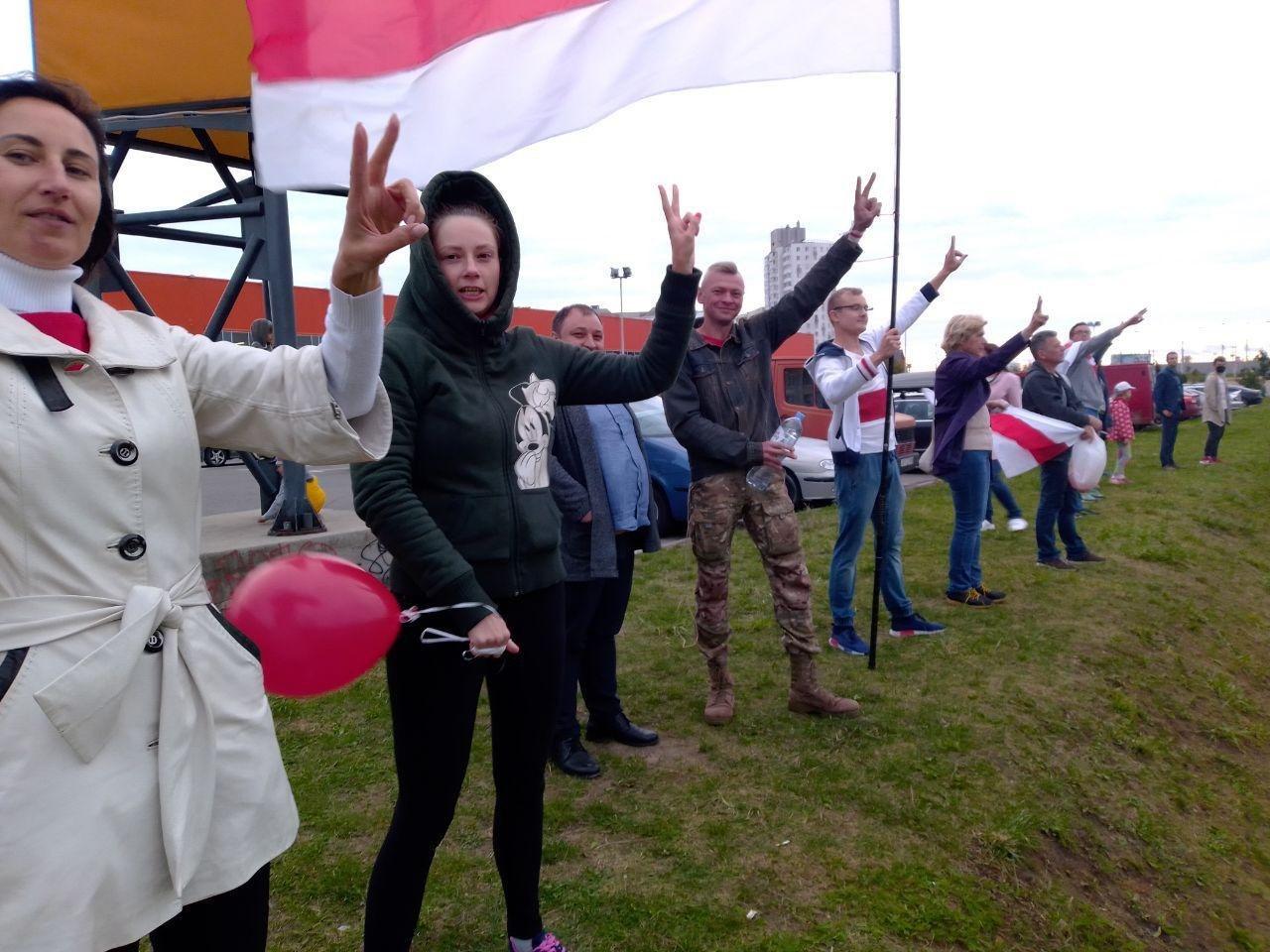В разных точках Минска возобновились акции протеста