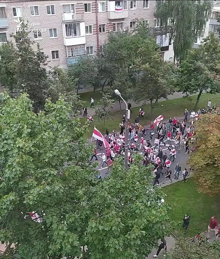 В Минске прошла воскресная акция протеста (онлайн)