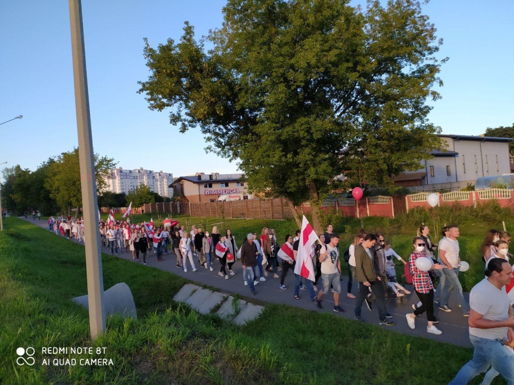 В Минске продолжаются акции солидарности, есть задержанные