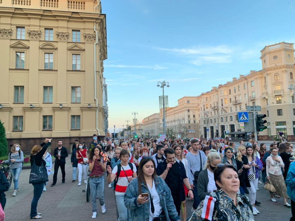 В Минске продолжаются акции солидарности, есть задержанные