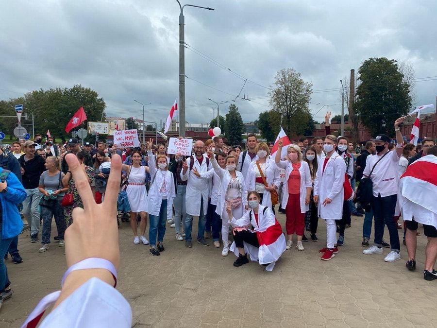 В Минске прошла воскресная акция протеста (онлайн)