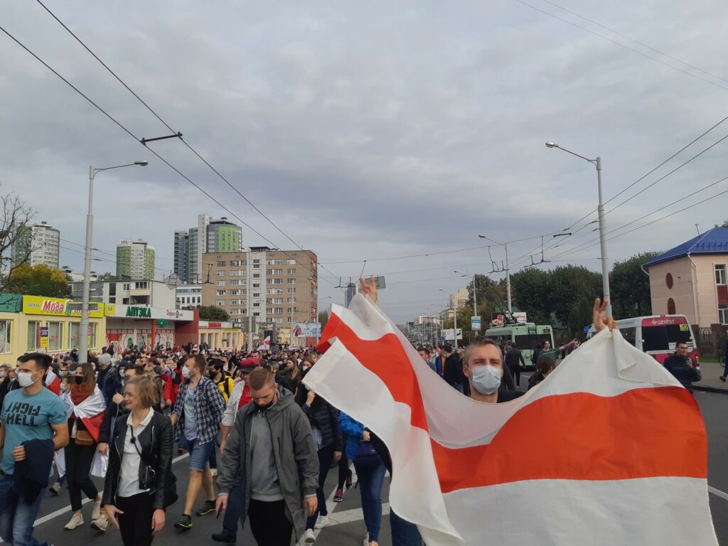 В Минске прошел марш в поддержку политзаключенных