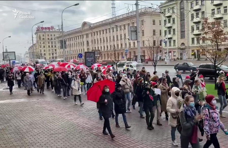 В Минске прошел Гордый женский марш