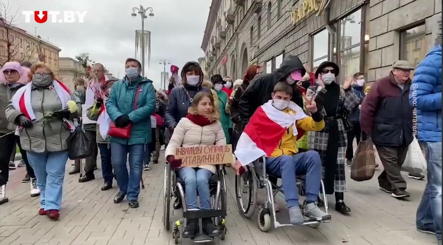 31 октября в Минске прошел объединенный марш протеста