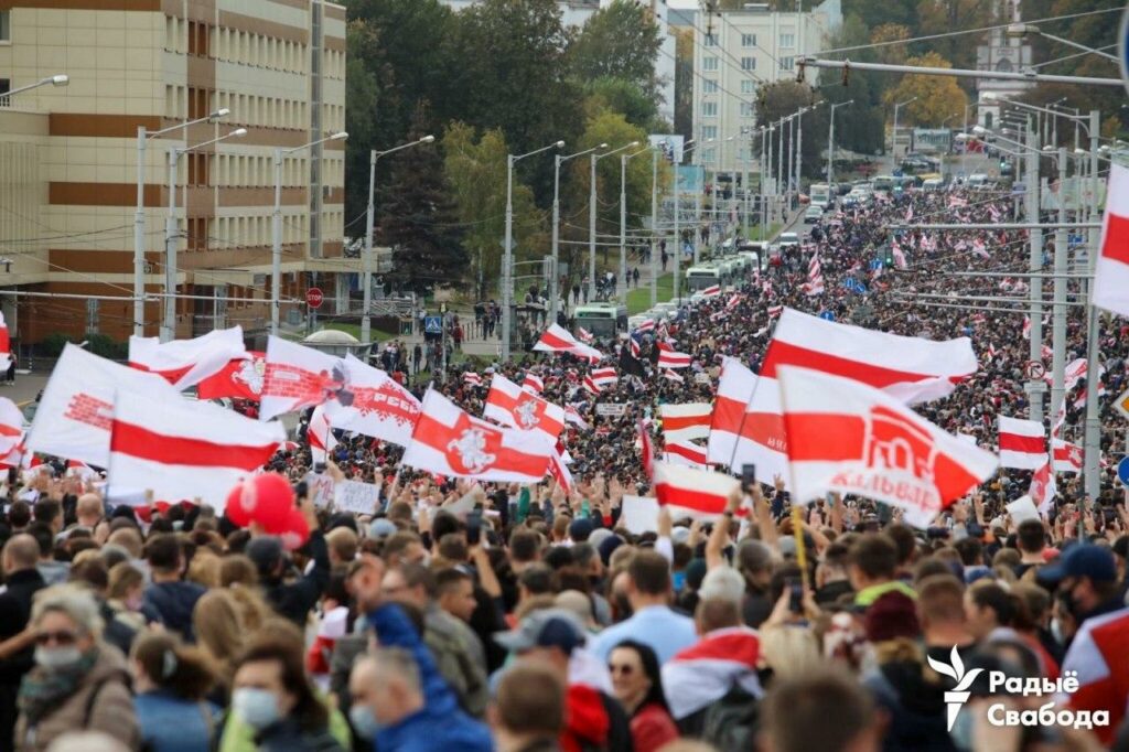 В Минске прошел марш в поддержку политзаключенных