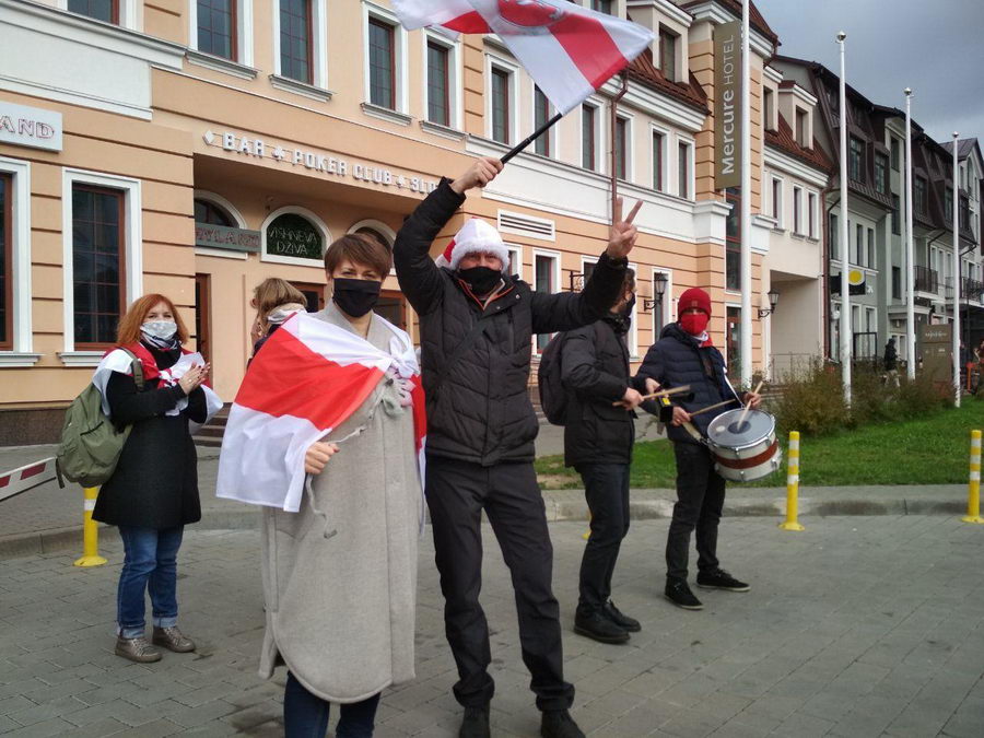 Что происходило в центре Минска 25 октября (онлайн)