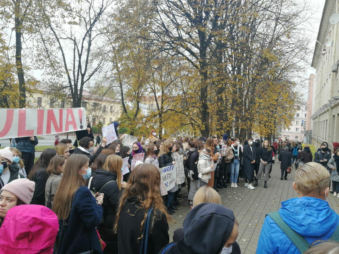 В Минске проходят студенческие акции солидарности