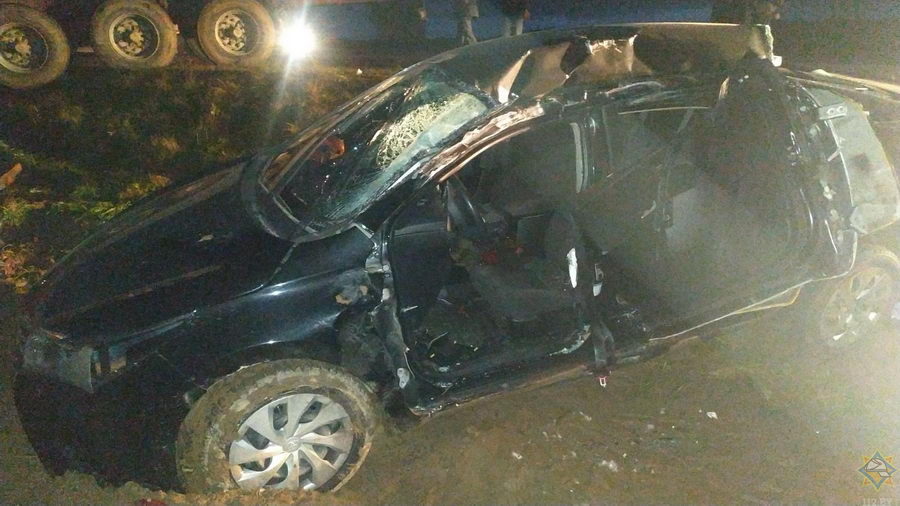В Минском районе водителя Toyota деблокировали спасатели