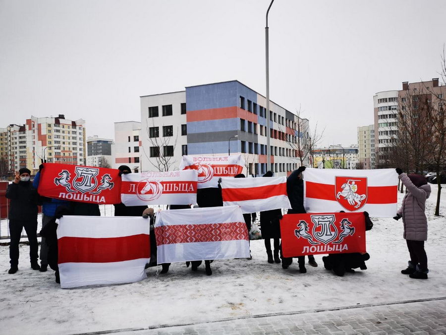 В минских микрорайонах люди вновь вышли на акцию протеста