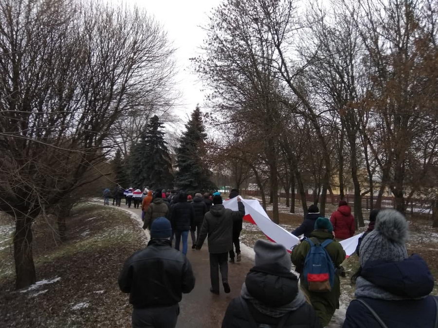 В минских микрорайонах люди вновь вышли на акцию протеста